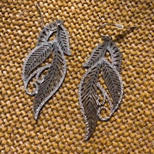Feather, Angel-wing earrings